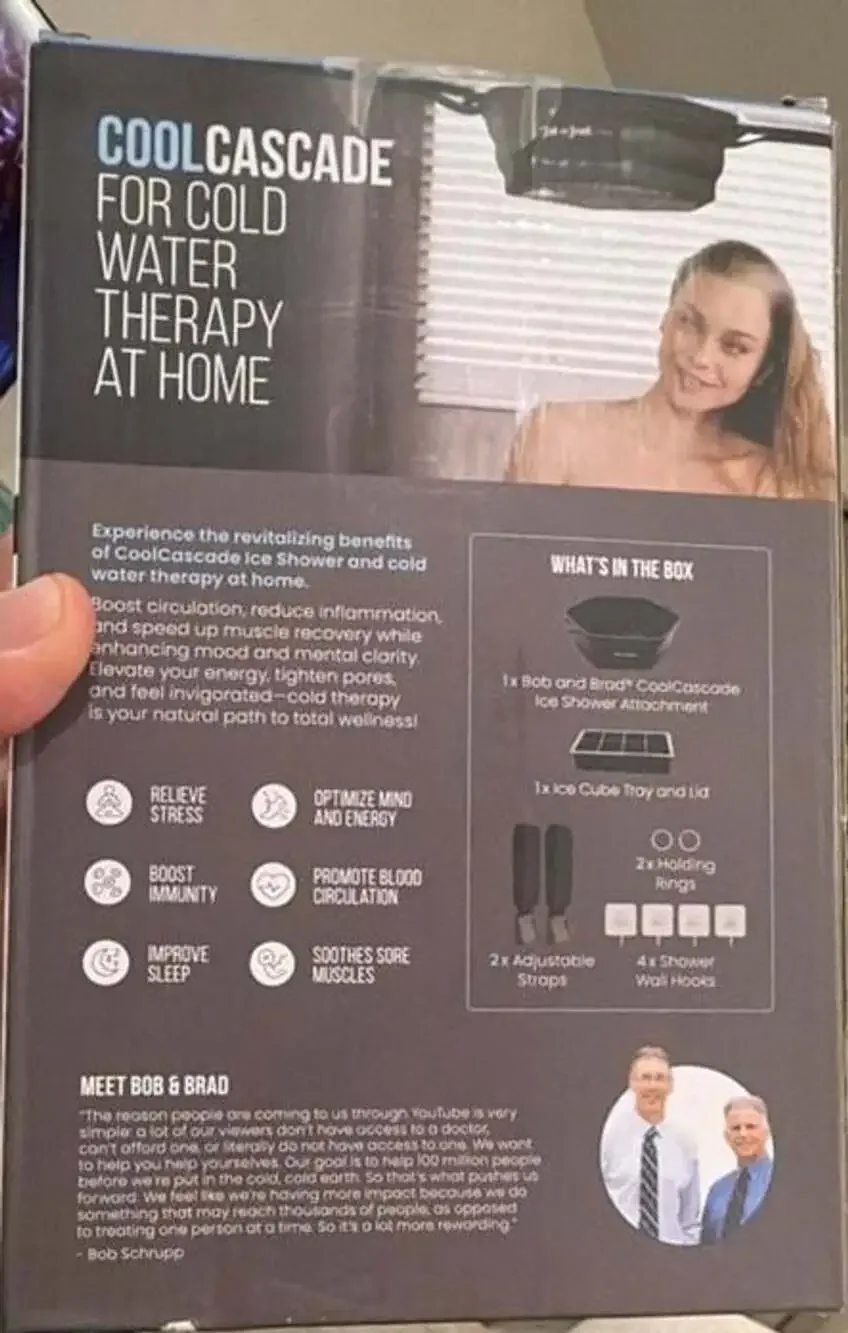 Ice Shower Attachment Foldable Portable Soft